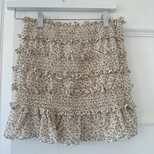 STORIA floral mini skirt